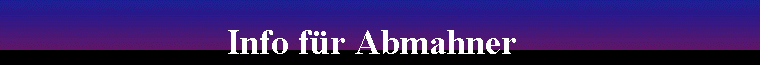 Info f&uuml;r Abmahner